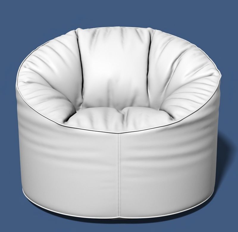 6 bean bag models 3D model_35