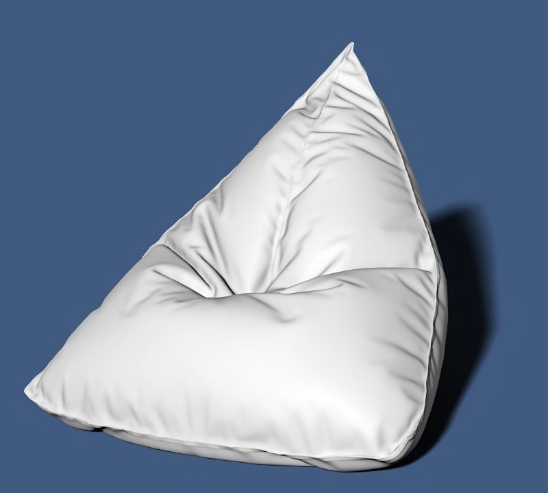 6 bean bag models 3D model_5