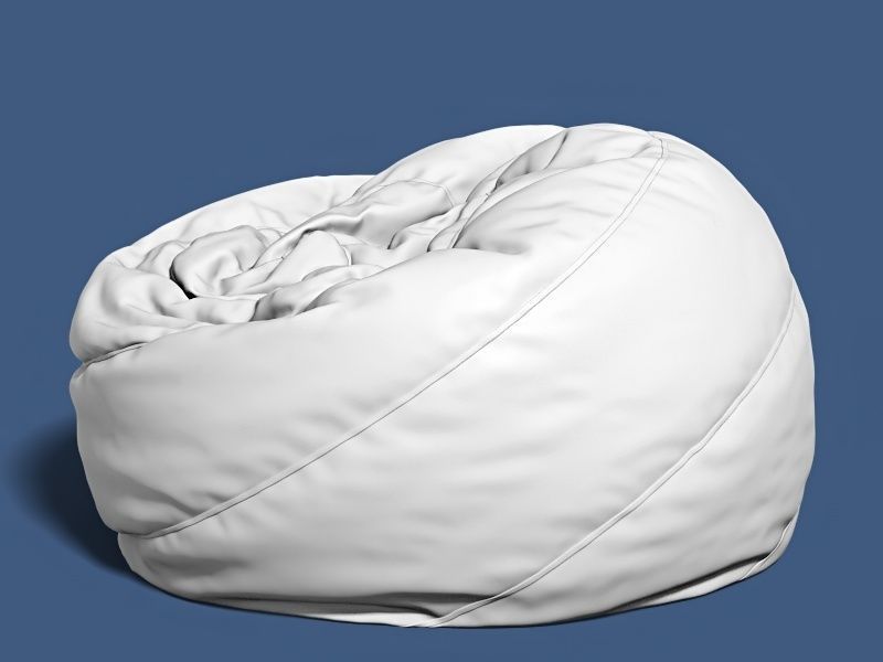 6 bean bag models 3D model_17