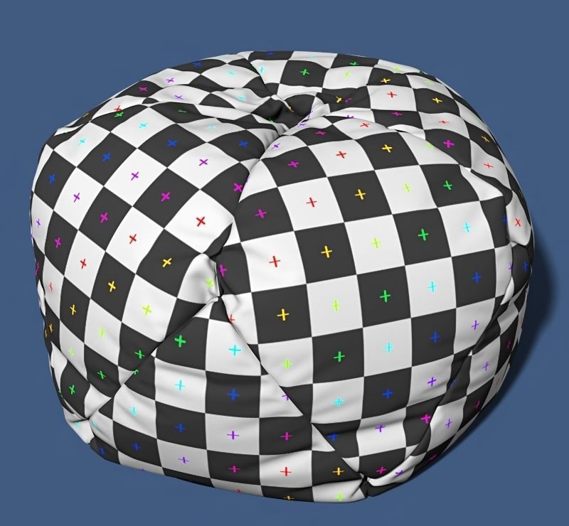 6 bean bag models 3D model_48