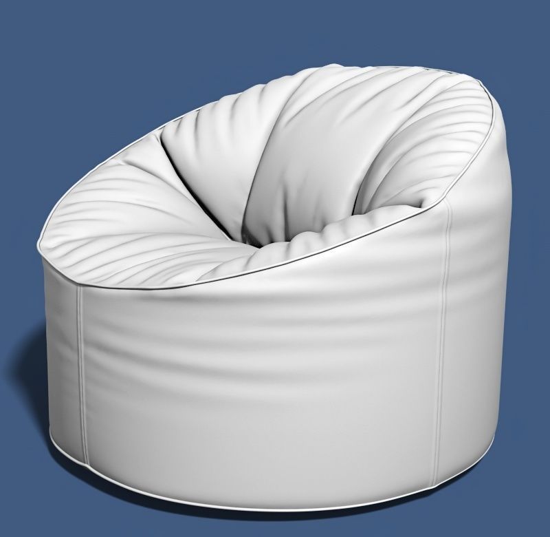 6 bean bag models 3D model_37