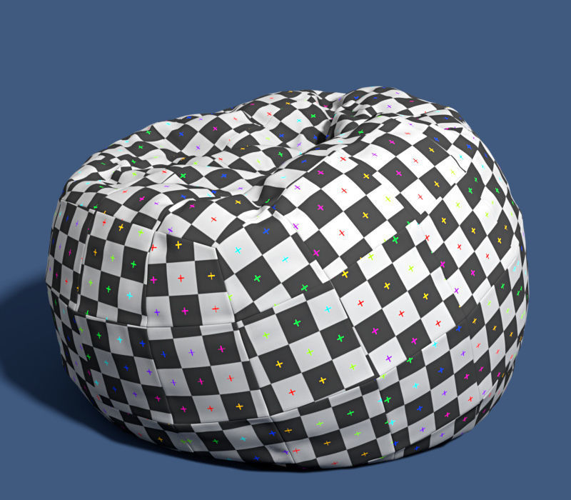 6 bean bag models 3D model_58