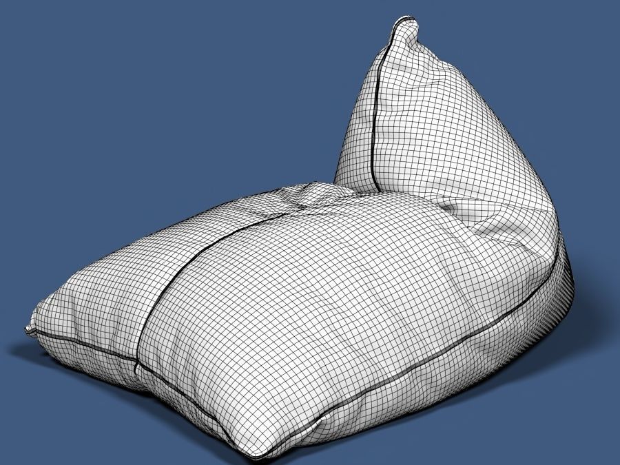 6 bean bag models 3D model_31
