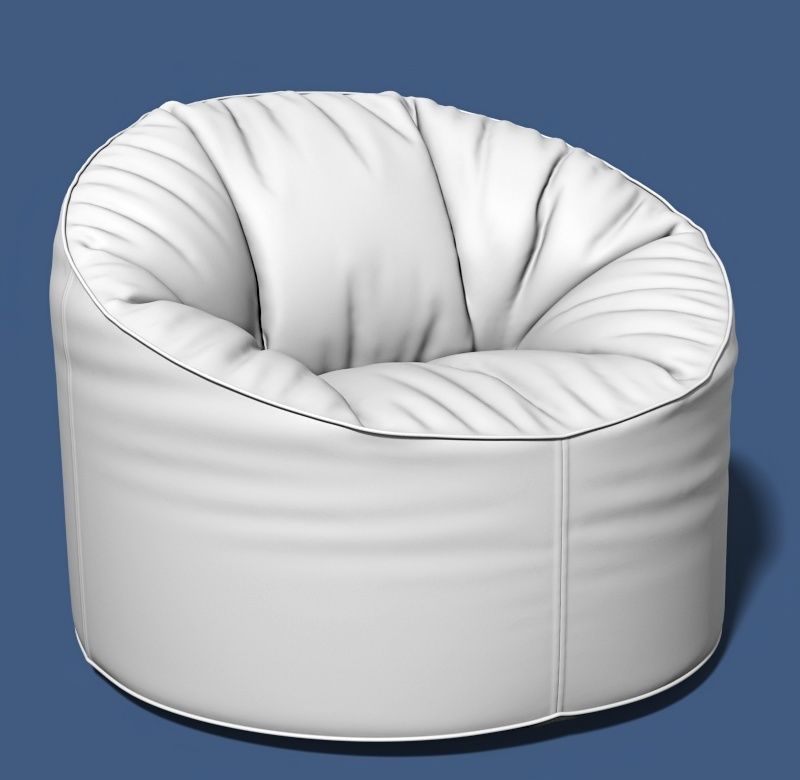 6 bean bag models 3D model_34