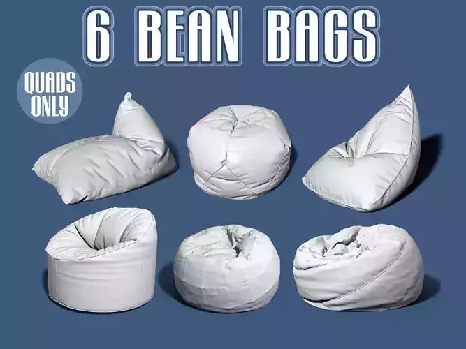 6 bean bag models