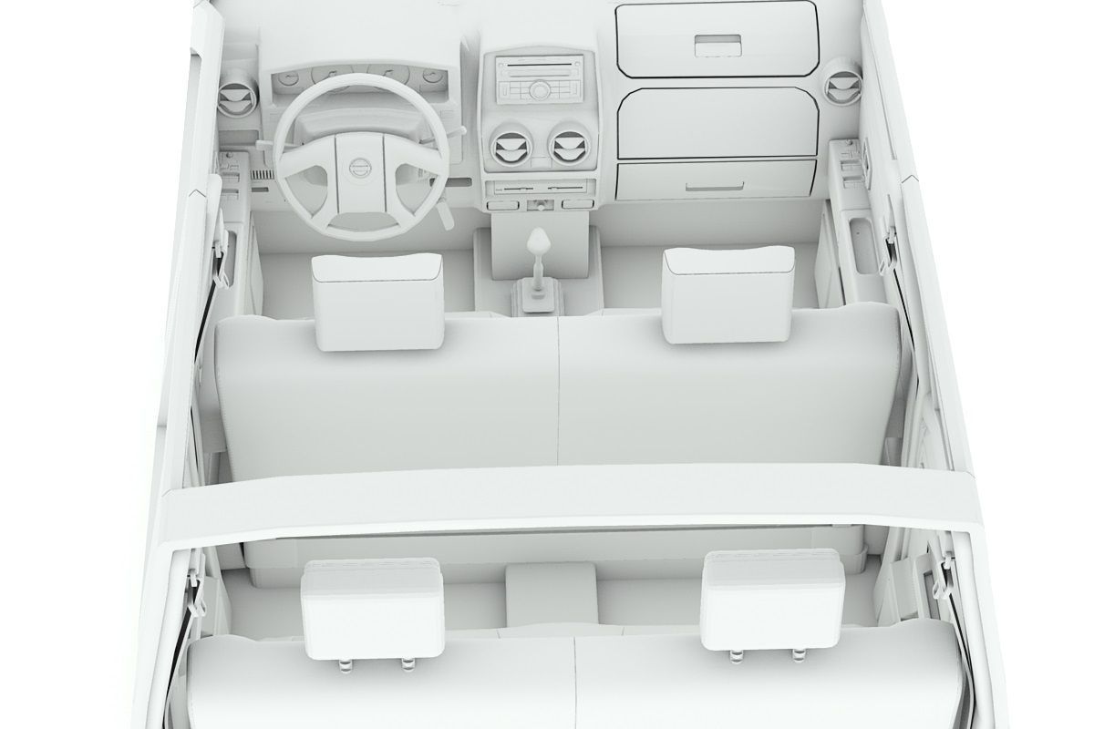 Nissan Interior  3D model_1