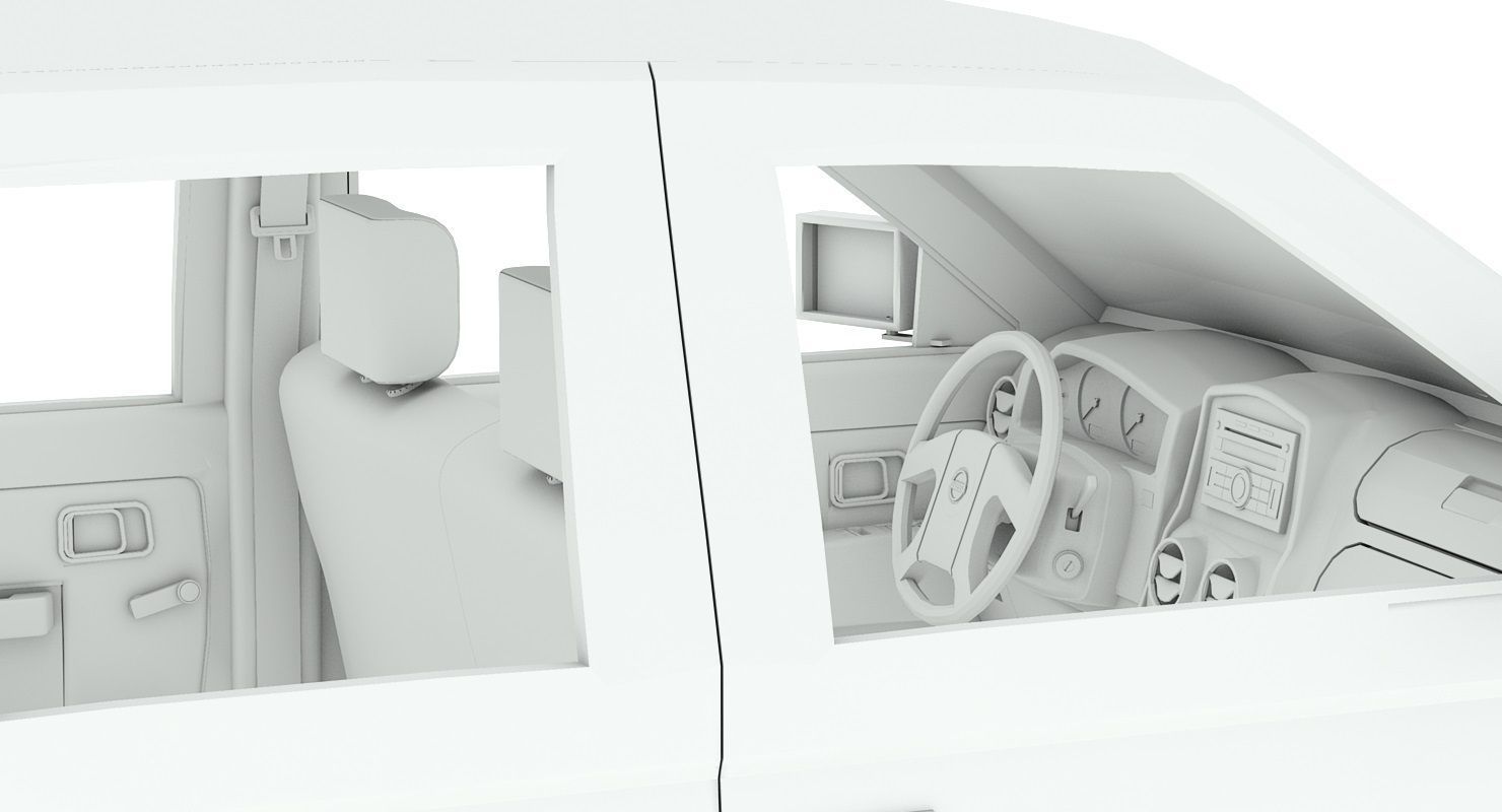 Nissan Interior  3D model_2