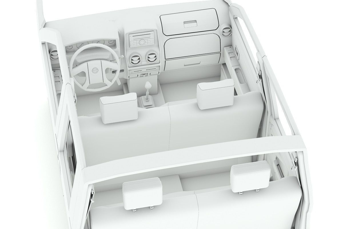 Nissan Interior  3D model_3