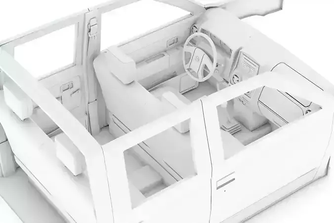 Nissan Interior  3D model