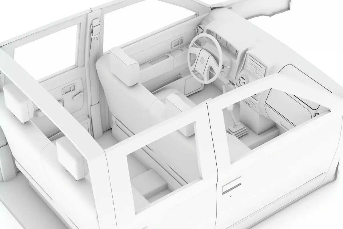 Nissan Interior  3D model_0