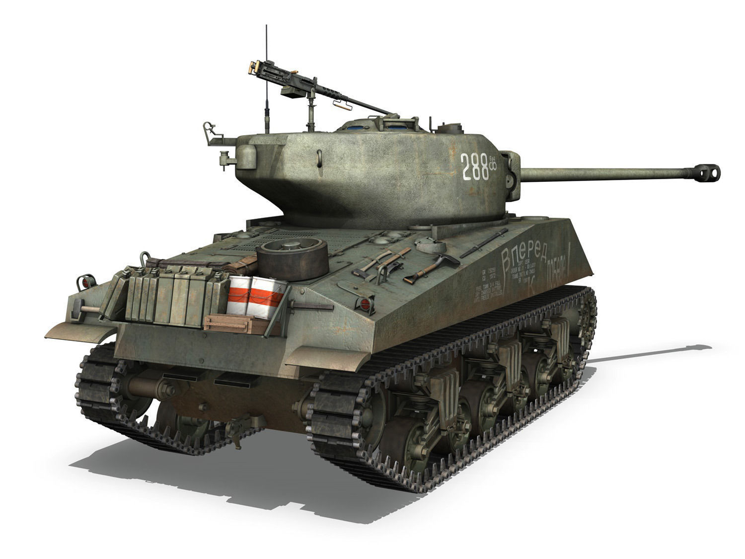 M4A2 Sherman - 288 - Russia 3D model_6