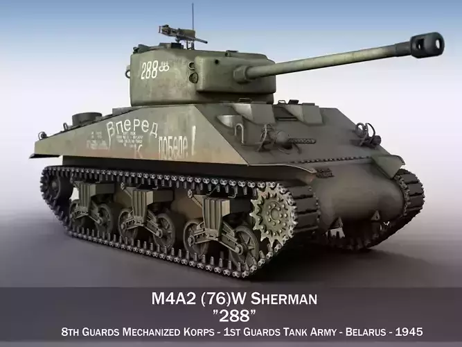 M4A2 Sherman - 288 - Russia