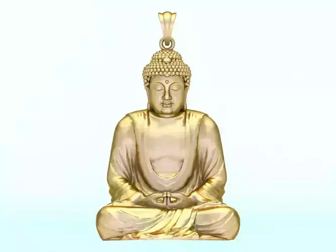 Amitabha Buddha Pendant - Adida Buddha pendant - Buddha pendant