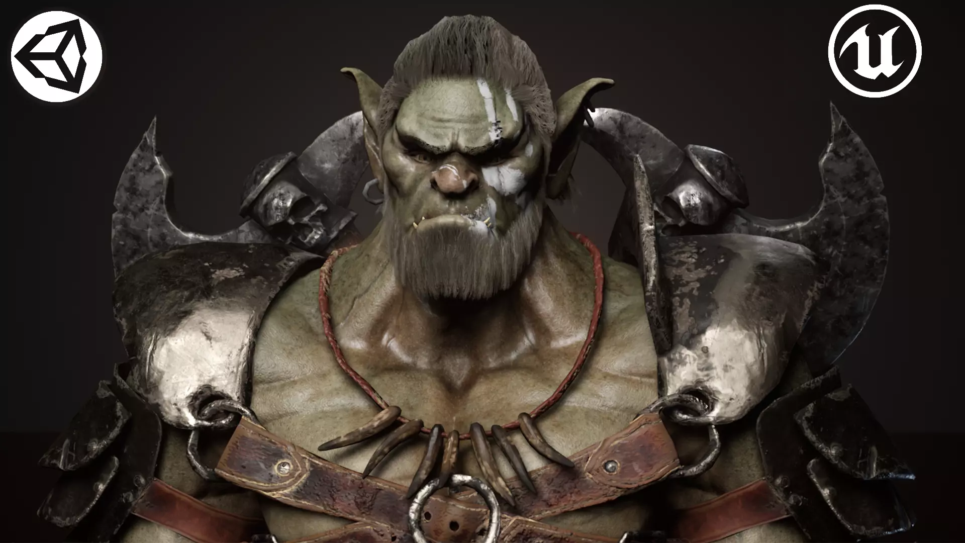 Goblin Champion Low-poly 3D model_0