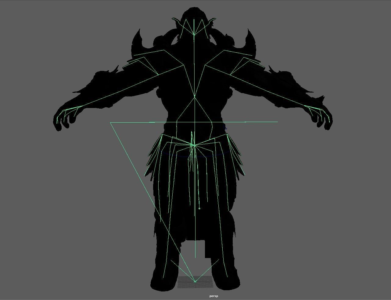 Goblin Champion Low-poly 3D model_16