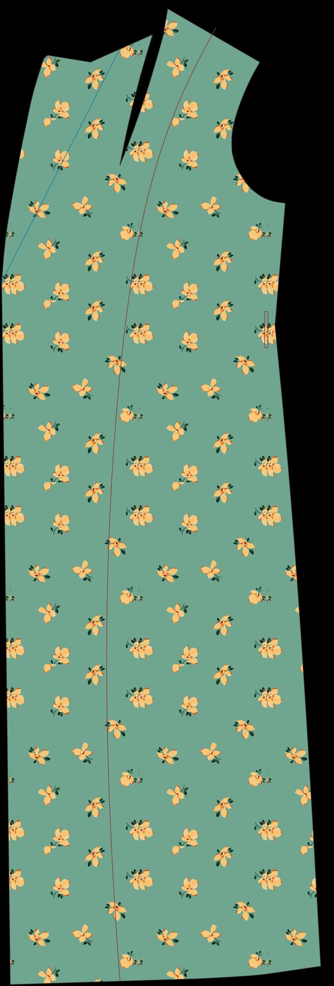 Bathrobe woman in bikini Low-poly 3D model_27