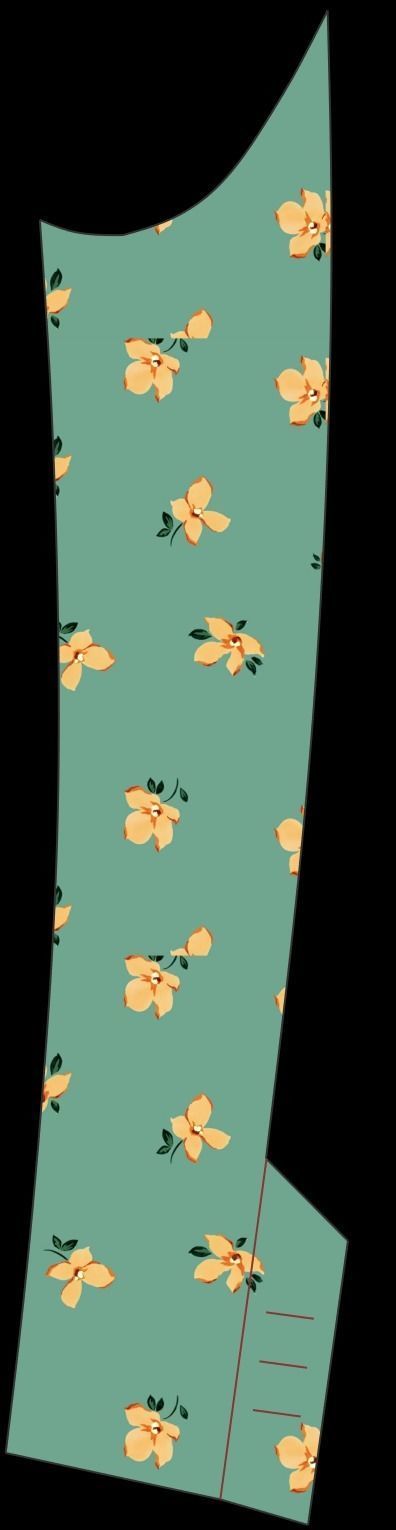 Bathrobe woman in bikini Low-poly 3D model_10