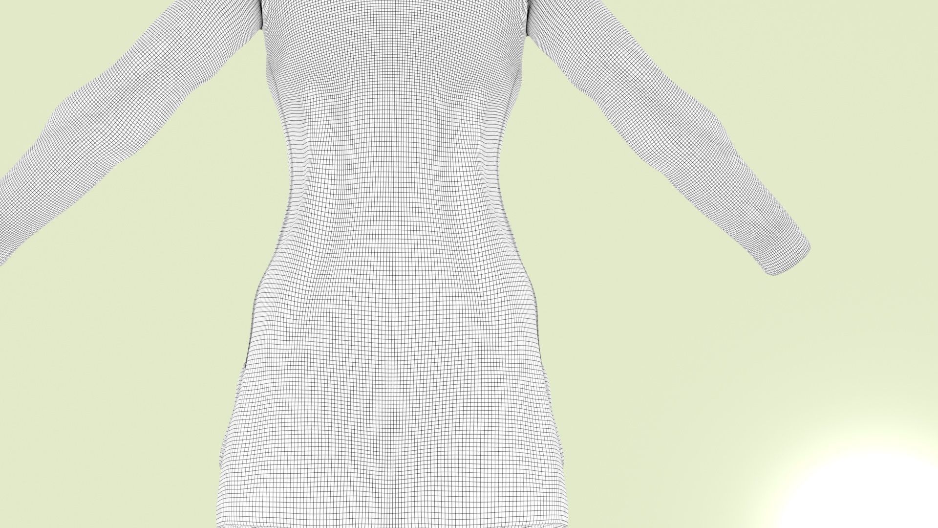 Leather Coat 3D model_3