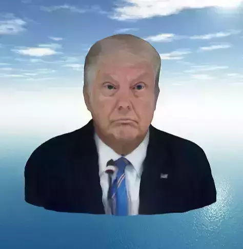 Donuld Trump 3D Face