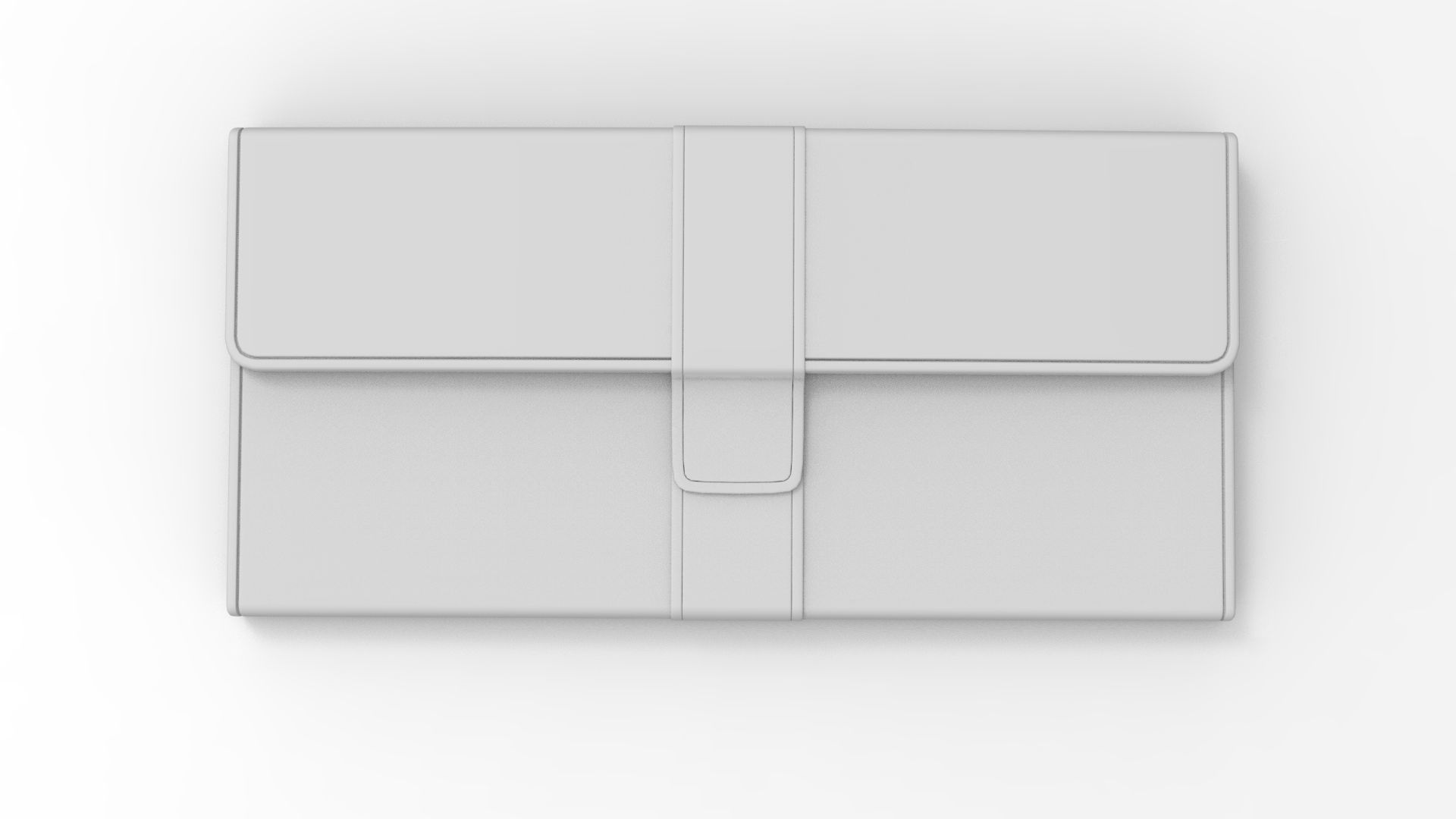 Wallet Low-poly 3D model_8