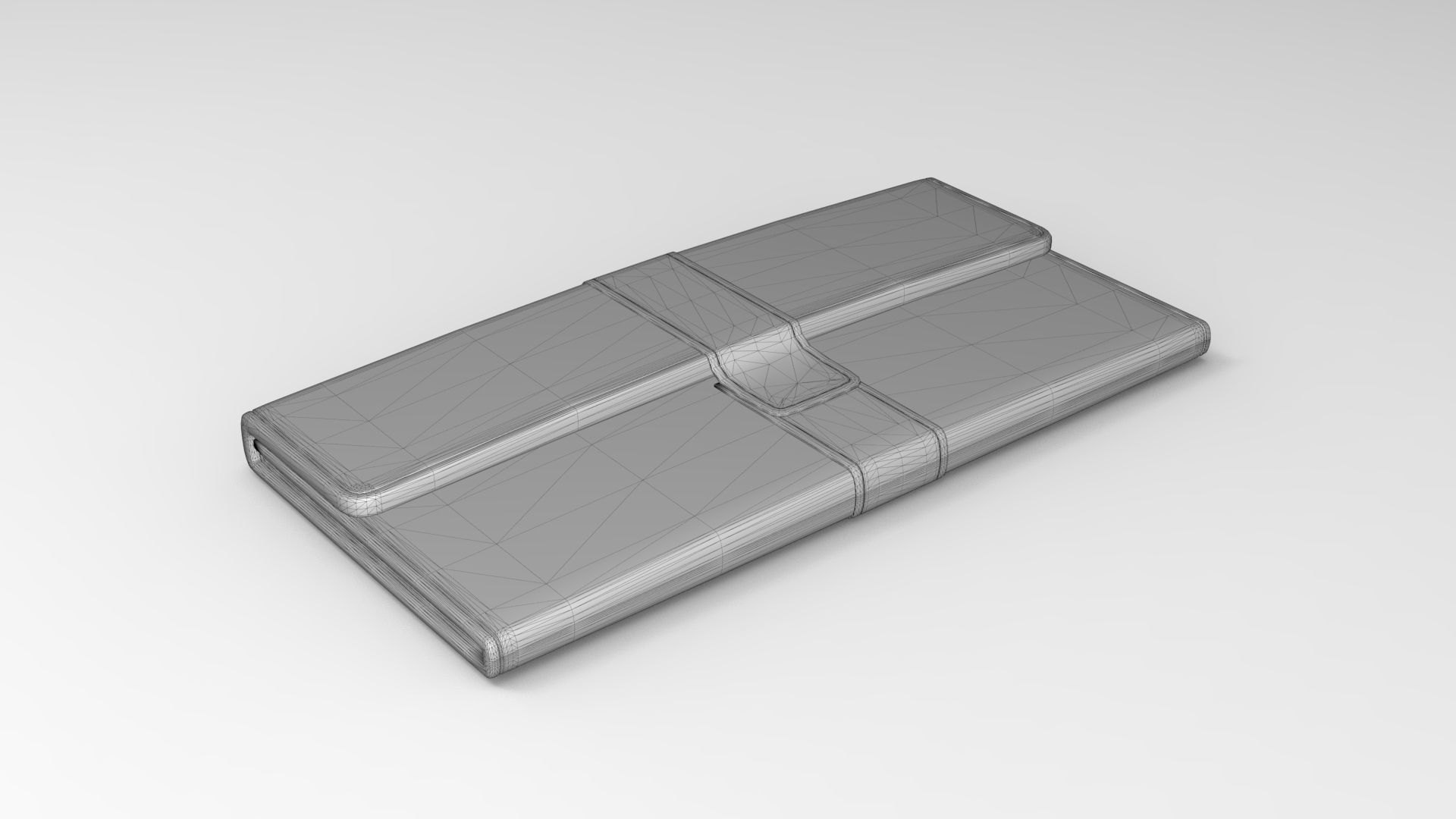 Wallet Low-poly 3D model_5
