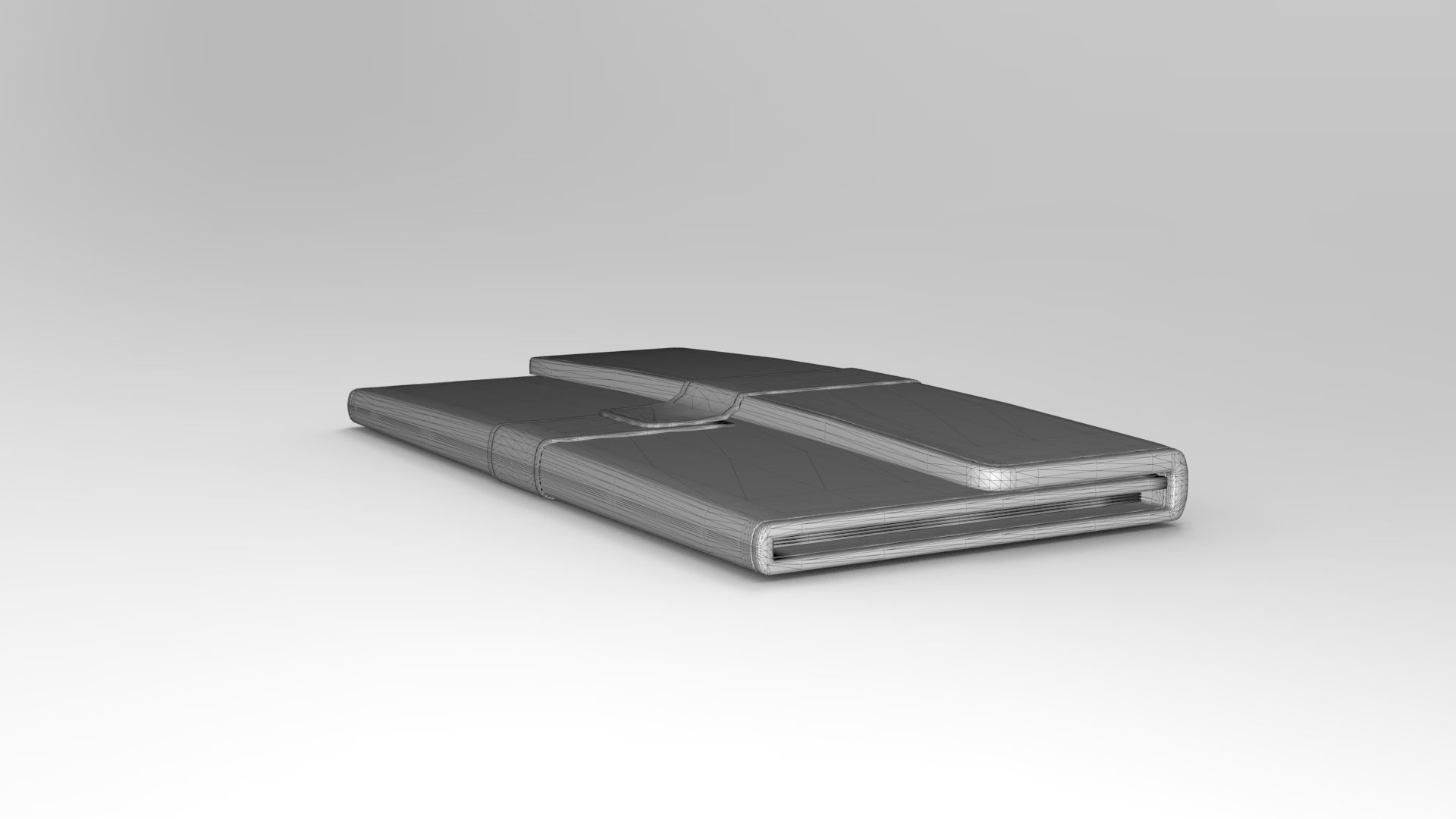 Wallet Low-poly 3D model_6