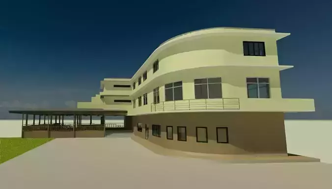 Renovation the old building 3D model