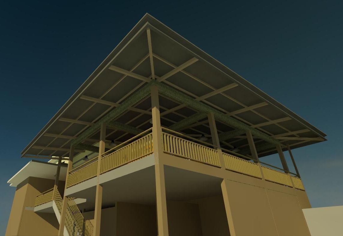 Renovation the old building 3D model_4