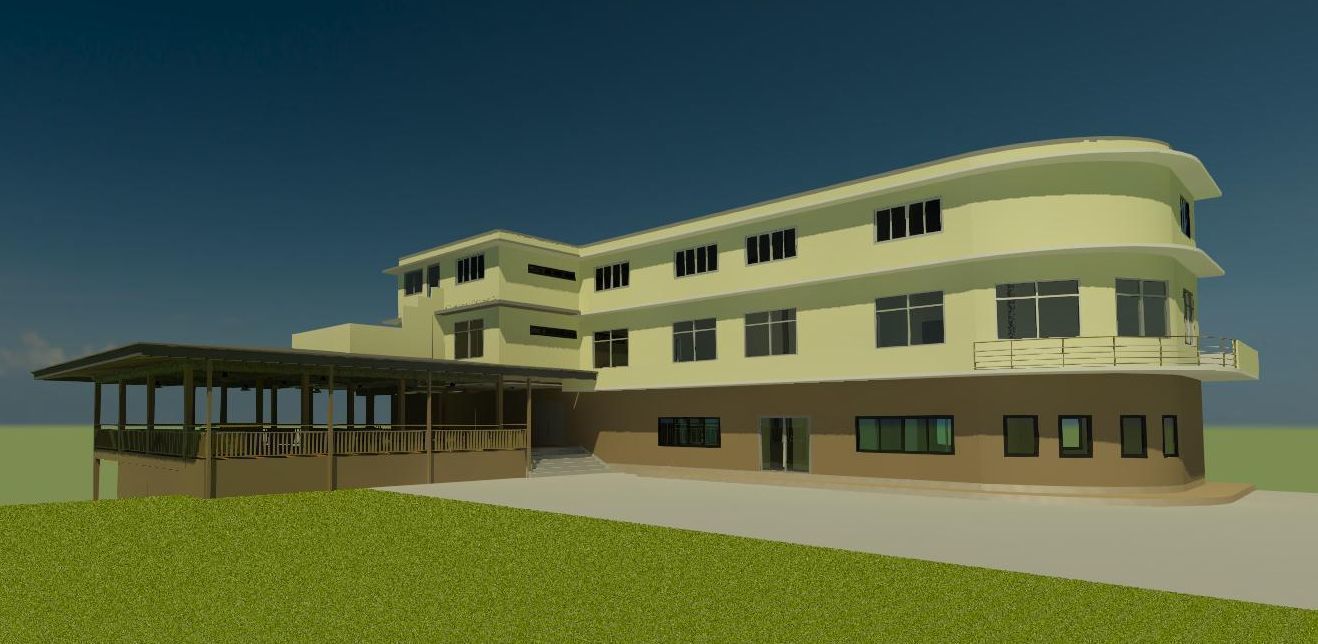 Renovation the old building 3D model_1