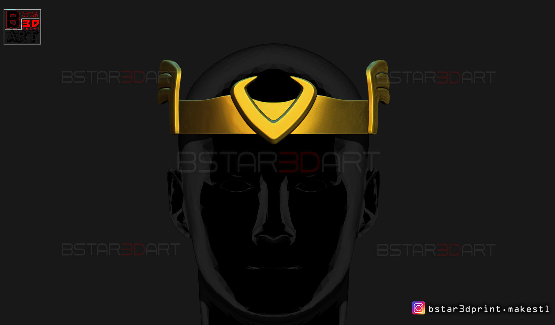 KID Loki Crown - Loki TV series 2021 3D print model_18