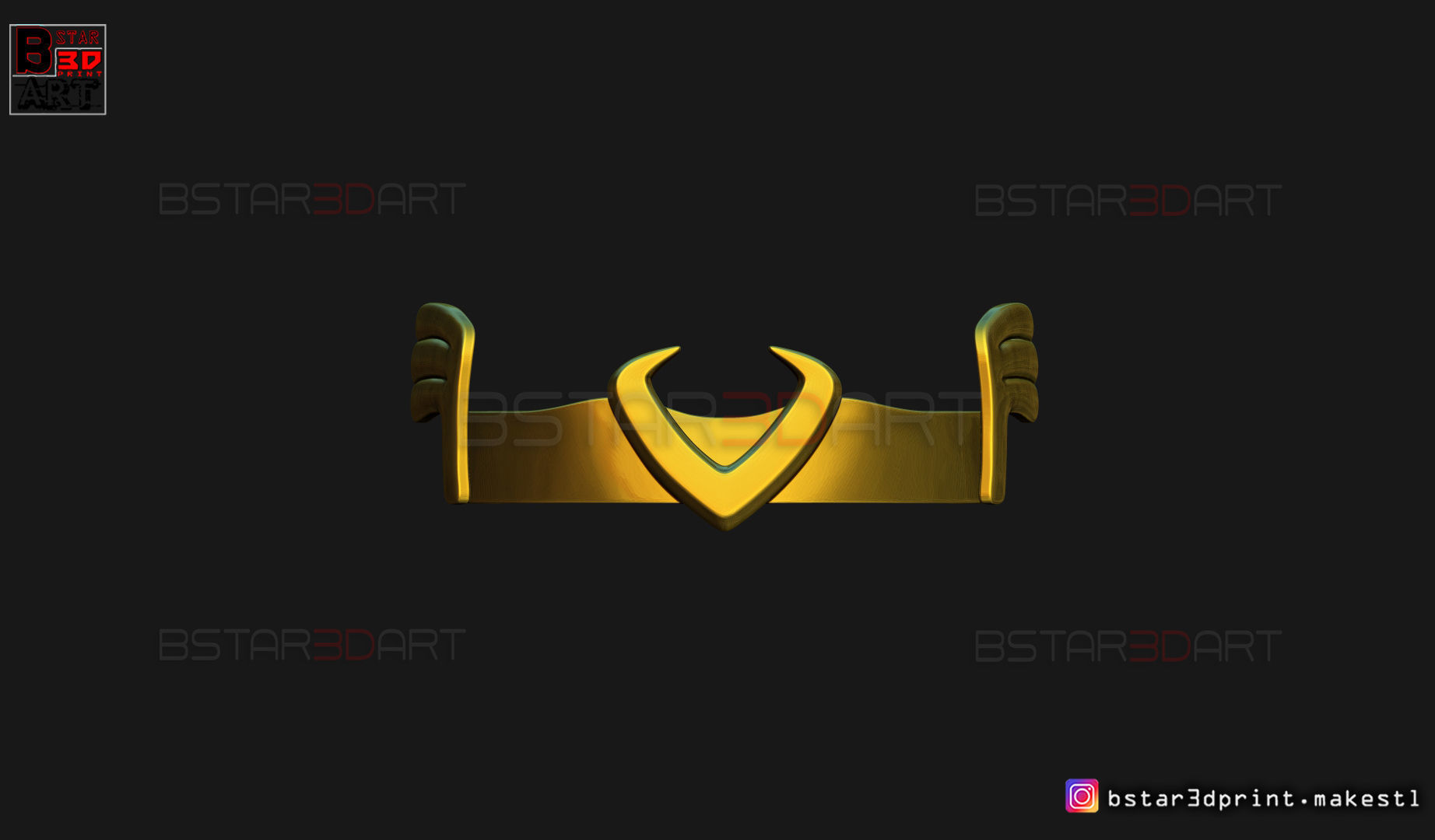 KID Loki Crown - Loki TV series 2021 3D print model_25