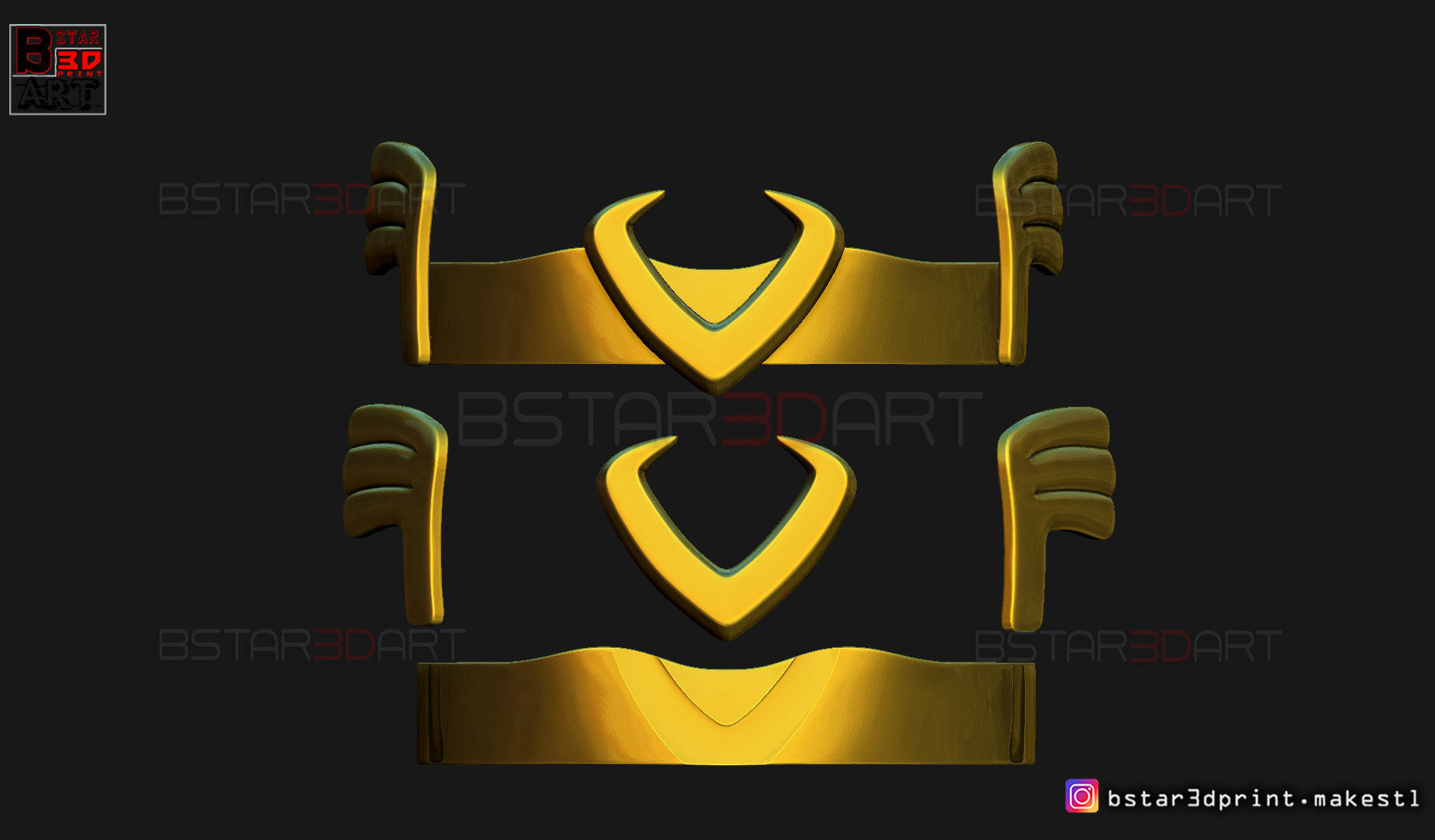 KID Loki Crown - Loki TV series 2021 3D print model_34