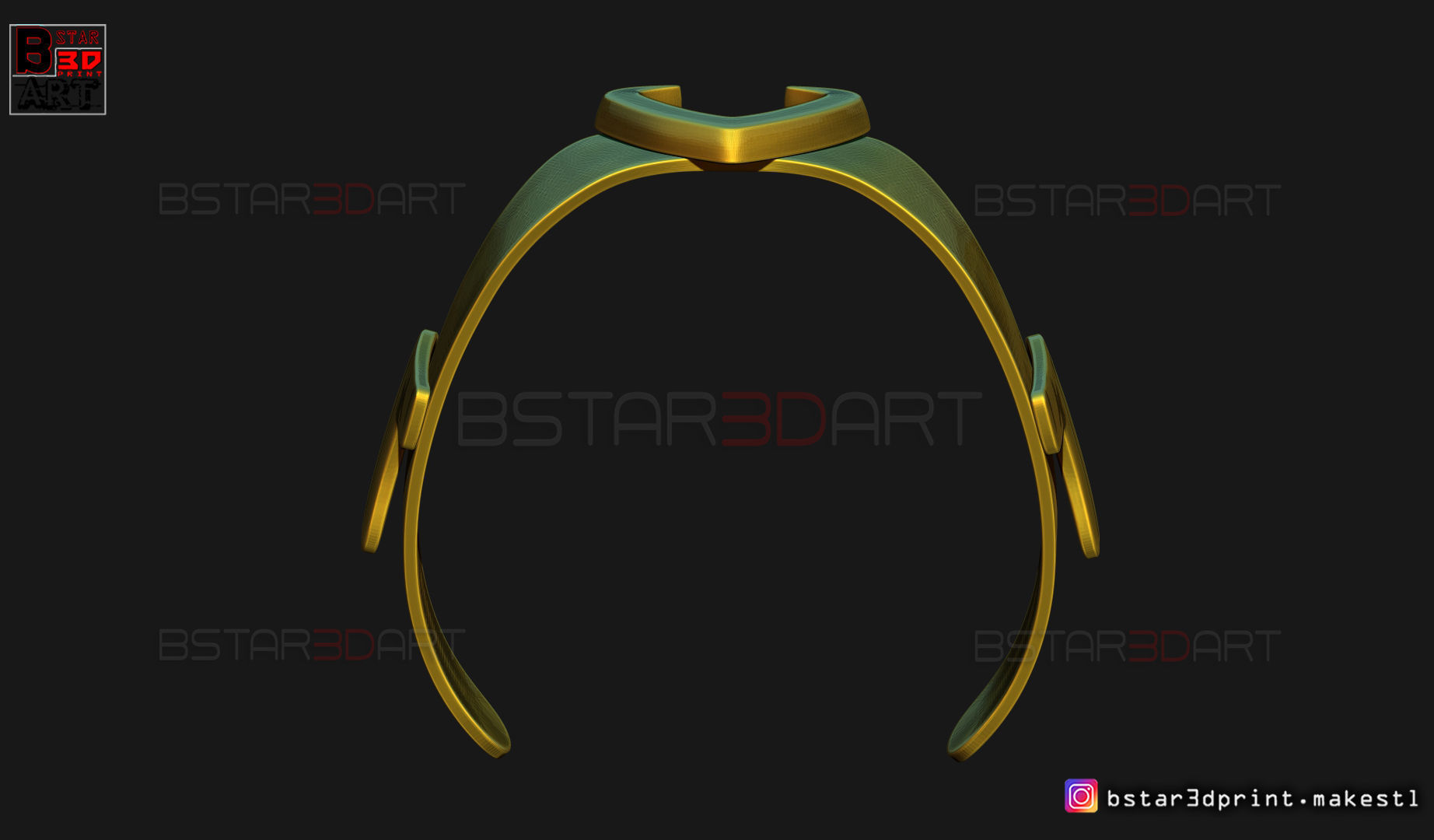 KID Loki Crown - Loki TV series 2021 3D print model_33