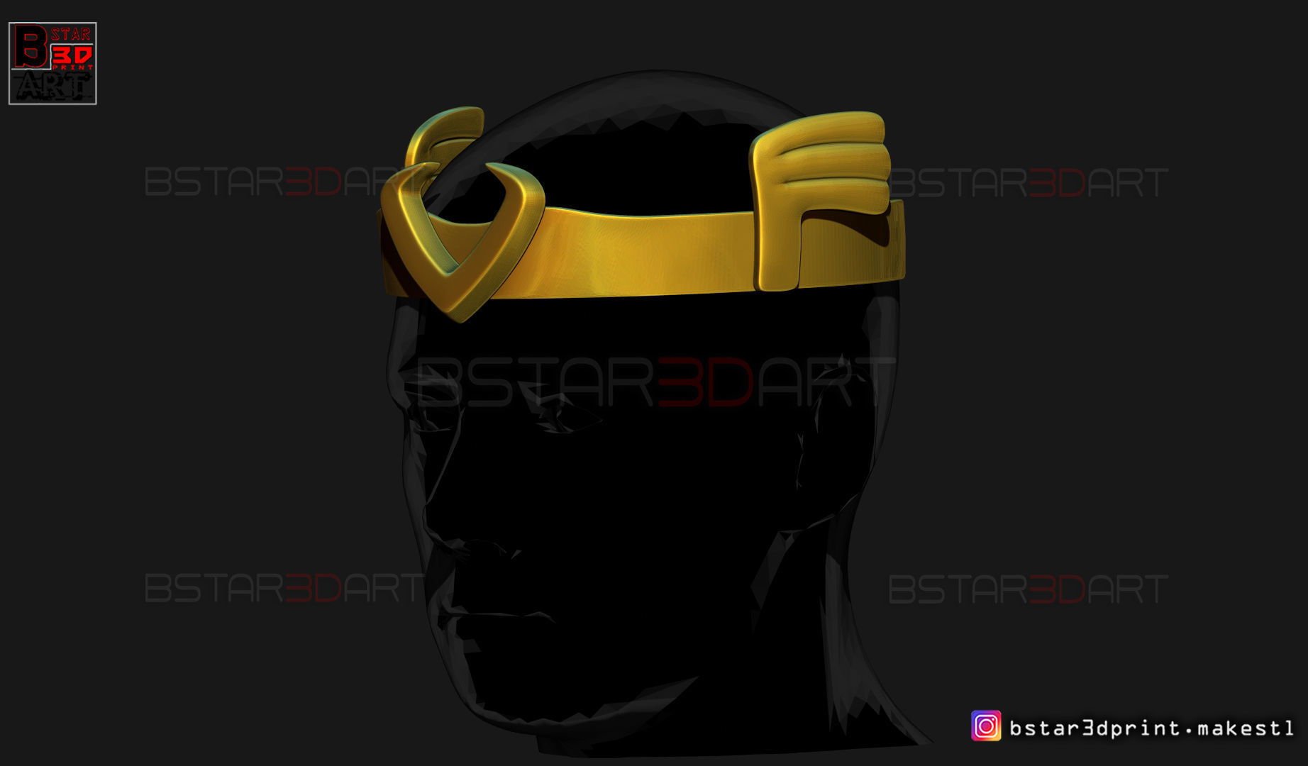 KID Loki Crown - Loki TV series 2021 3D print model_19