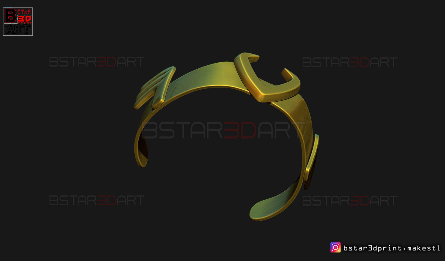 KID Loki Crown - Loki TV series 2021 3D print model_27