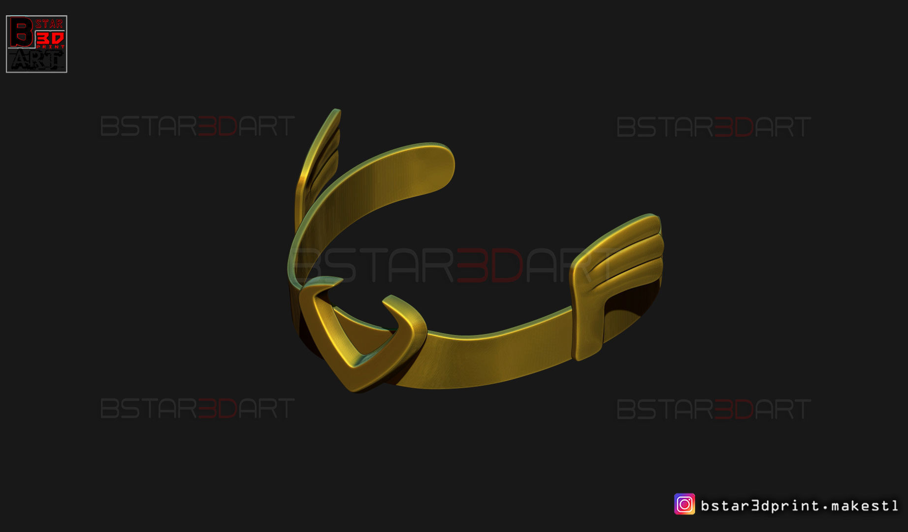 KID Loki Crown - Loki TV series 2021 3D print model_26