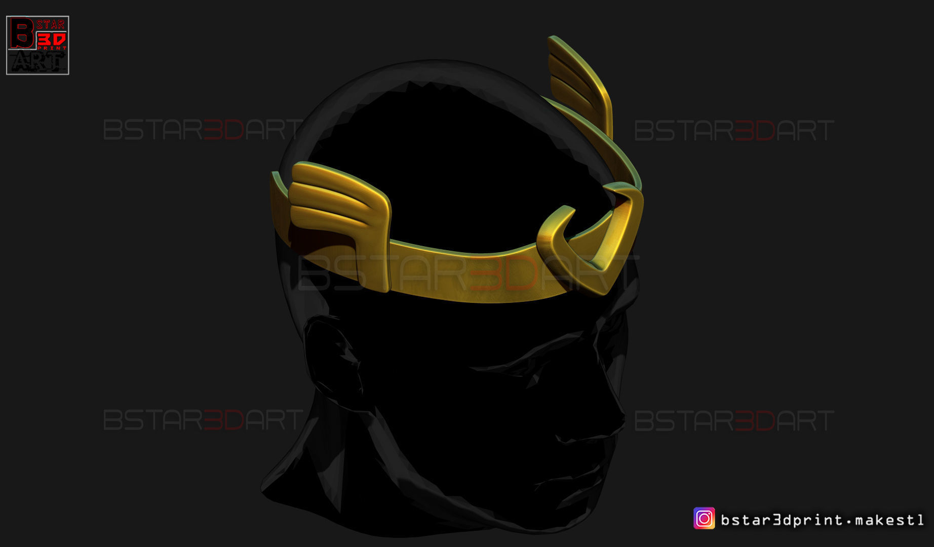 KID Loki Crown - Loki TV series 2021 3D print model_23