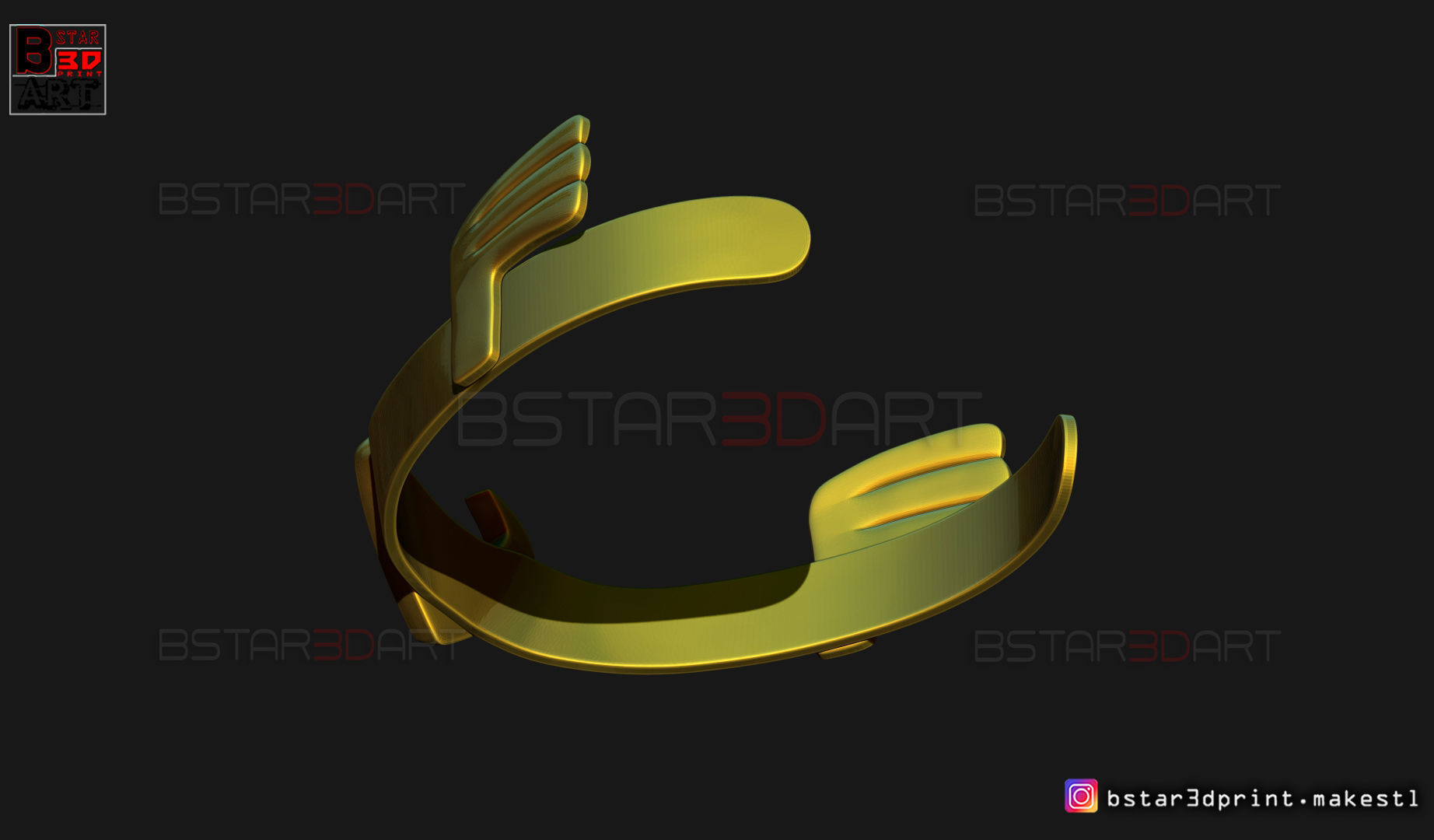 KID Loki Crown - Loki TV series 2021 3D print model_29