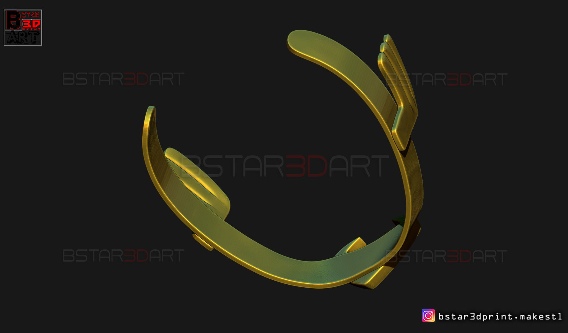 KID Loki Crown - Loki TV series 2021 3D print model_31