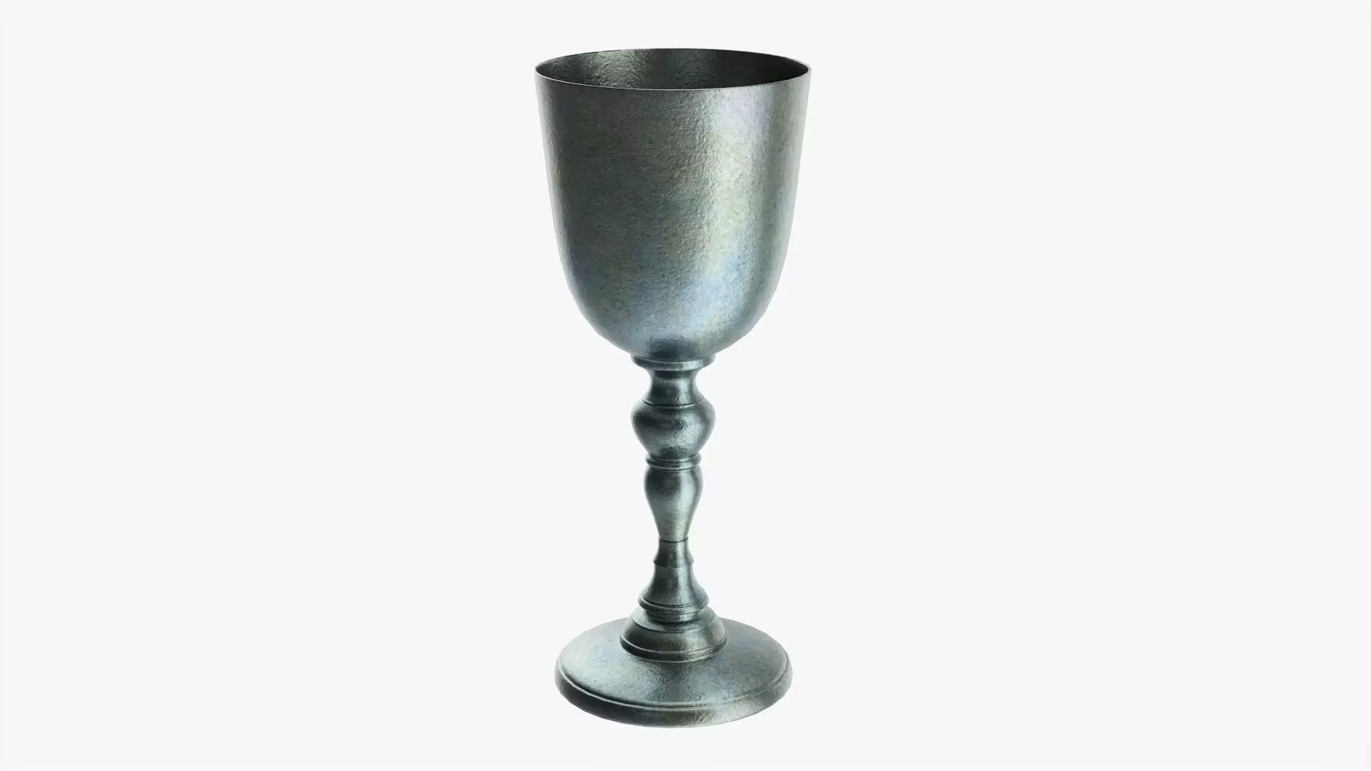 Metal goblet 3D model_0
