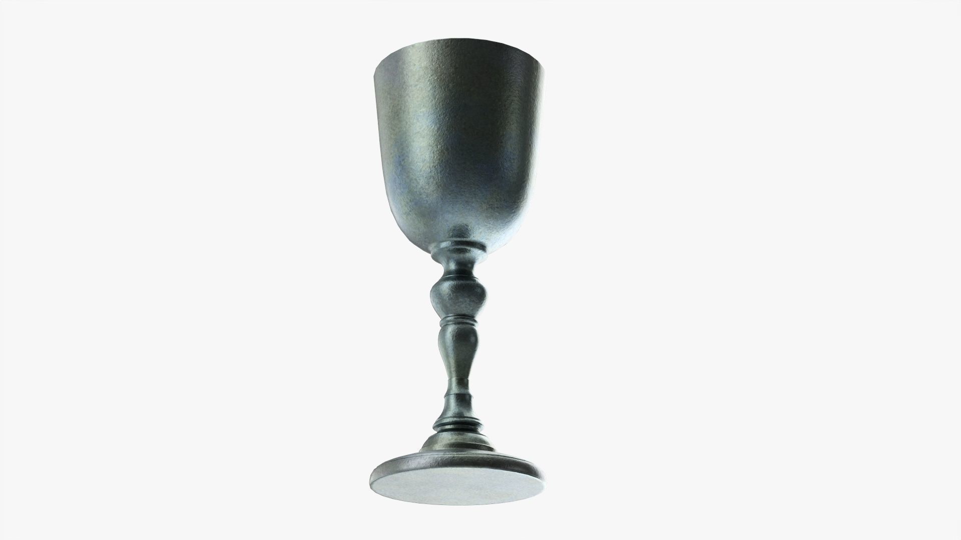 Metal goblet 3D model_2