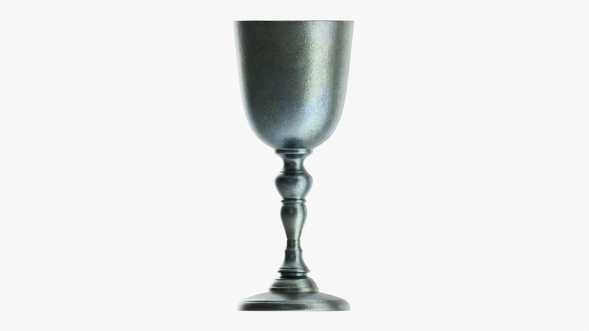 Metal goblet 3D model_3