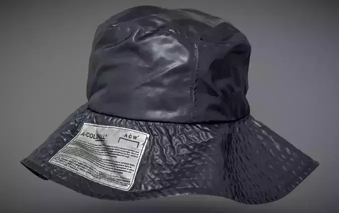 Rain Hat - A-COLD-WALL Low-poly 3D model