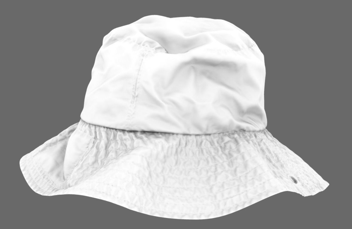 Rain Hat - A-COLD-WALL Low-poly 3D model_7