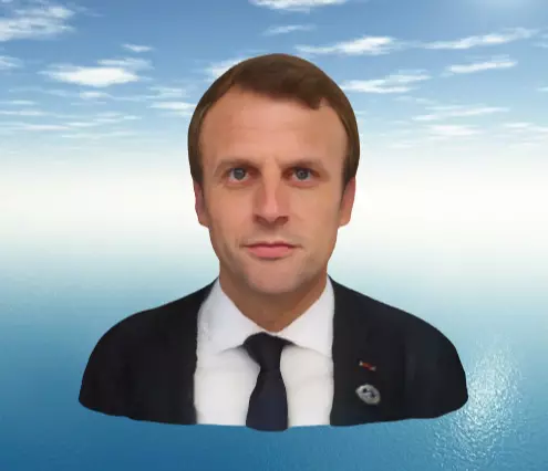 Emanuel Macron 3D Face Free 3D model