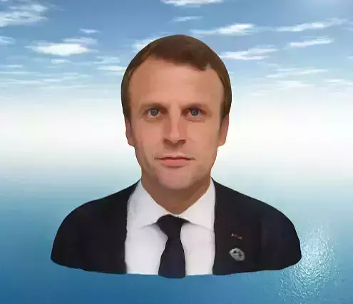 Emanuel Macron 3D Face