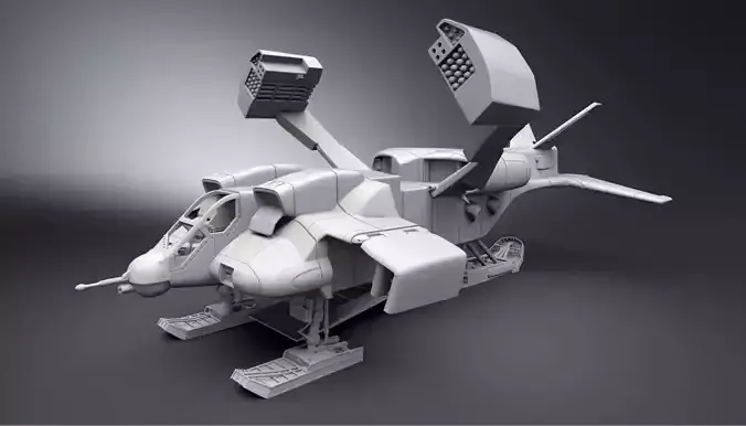 UD4L Cheyenne Scale model 3D print model