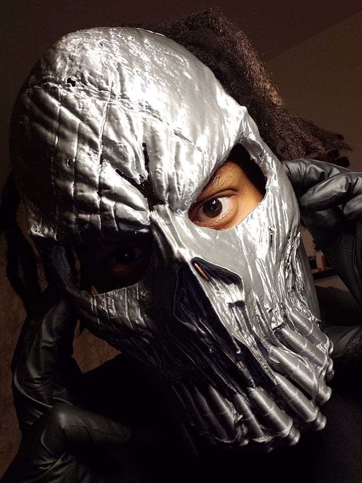 Bullet Face The Forever Purge Movie Mask STL 3D print model_1
