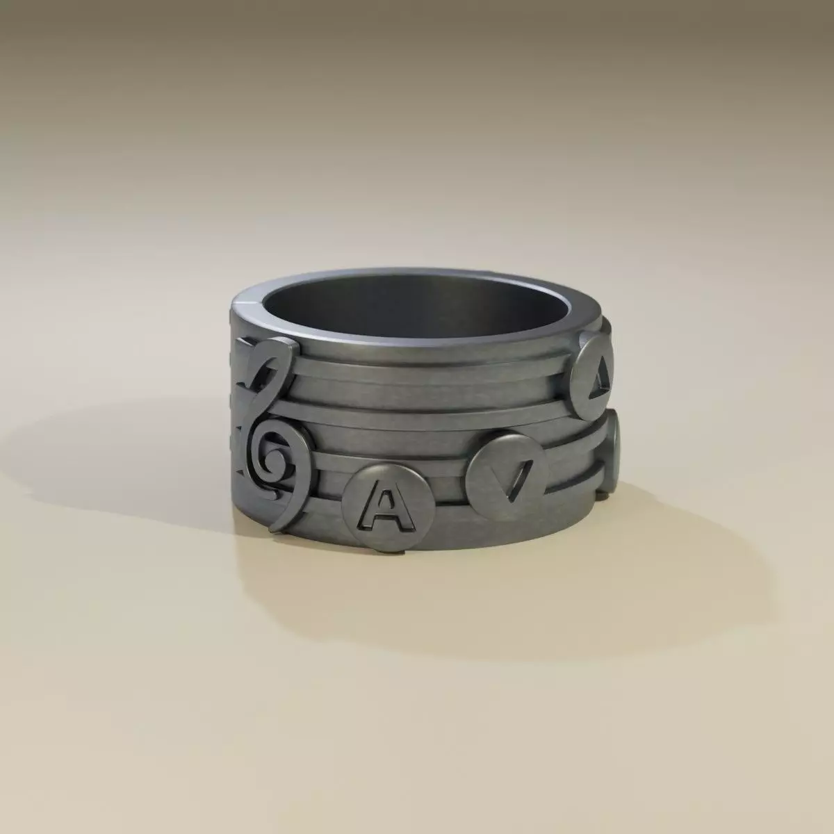 Song of Storms Ring Free 3D print model