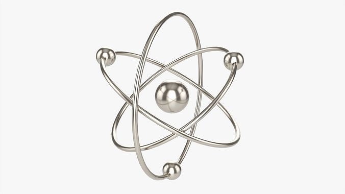 Atomic planetary model 01 3D model